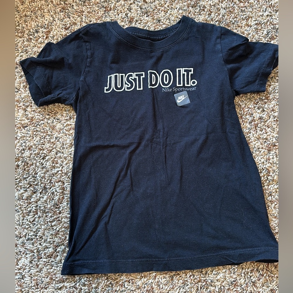 Nike Black Short Sleeve Tee Just Do It